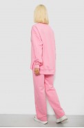 Спортивный костюм женский с принтом, цвет светло-розовый, 244R1060AG - фото № 3