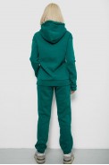 Спортивный костюм женский на флисе, цвет изумрудный, 247R2039 - фото № 3