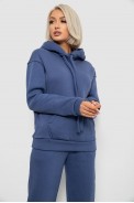 Спортивный костюм женский на флисе, цвет джинс, 247R2039 - фото № 1