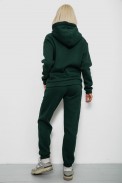 Спортивный костюм женский на флисе, цвет темно-зеленый, 247R2039 - фото № 3