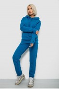 Спортивный костюм женский на флисе, цвет бирюзовый, 247R2039 - фото № 2