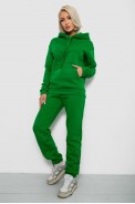 Спортивный костюм женский на флисе, цвет зеленый, 247R2039 - фото № 2