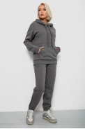 Спортивный костюм женский на флисе, цвет серый, 247R2039 - фото № 2