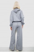 Спортивний костюм жіночий однотонний, колір сірий, 244R0427 - фото № 3