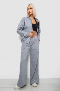 Спортивний костюм жіночий однотонний, колір сірий, 244R0427 - фото № 4