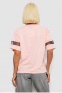 Футболка женская с принтом, цвет персиковый, 244R2153-5 - фото № 3