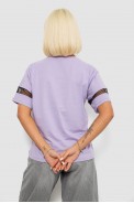 Футболка женская с принтом, цвет сиреневый, 244R2153-5 - фото № 3