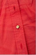 Рубашка женская однотонная  -уценка, цвет коралловый, 230R211-U-32 - фото № 5