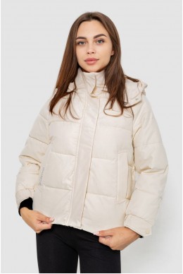 Куртка женская демисезонная с рукавом реглан  -уценка, цвет молочный, 244RE115-U