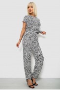 Костюм женский повседневный с принтом, цвет молочный, 257R815-2 оптом - фото № 2