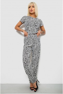 Костюм женский повседневный с принтом, цвет молочный, 257R815-2