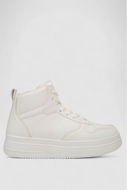 Кроссовки женские зимние, цвет белый, 248RBB03