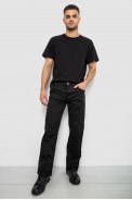 Брюки мужские, цвет черный, 243RFA611-505 - фото № 1