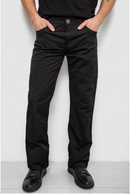 Брюки мужские, цвет черный, 243RFA611-505