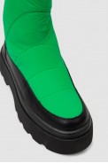 Ботинки женские зимние на меху, цвет зеленый, 243R90 оптом - фото № 1
