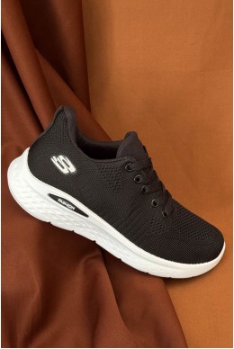 Кроссовки мужские текстильные, цвет черный, 244RJ1078
