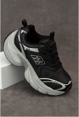 Кросівки жіночі демісезонні, колір чорний, 248RCX1530