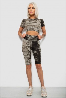 Костюм женский домашний, цвет хаки, 214R340-10