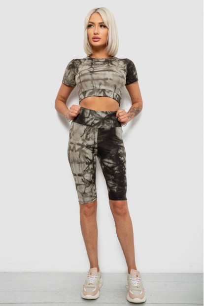 Костюм женский домашний, цвет хаки, 214R340-10