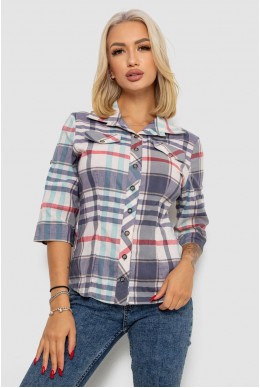 Рубашка женская  230R063-25, цвет Джинс