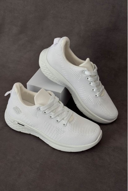 Кроссовки мужские текстильные, цвет белый, 244RJ1078