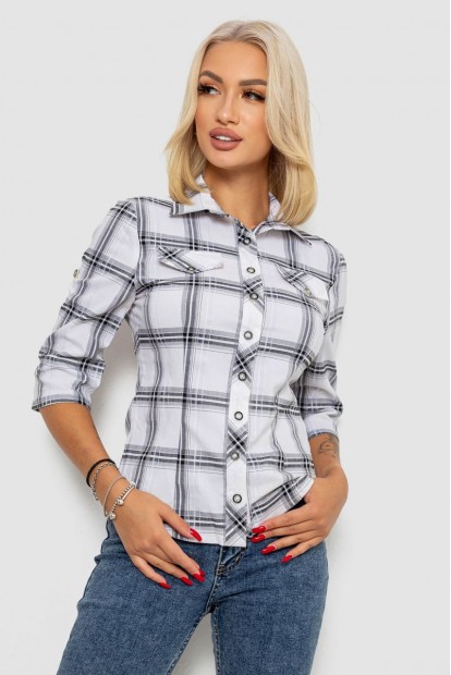 Рубашка женская  230R063-25, цвет Молочный