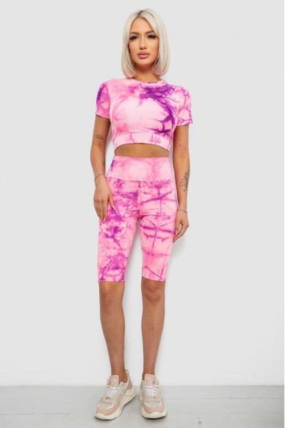 Костюм женский домашний, цвет розовый, 214R340-10