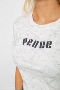 Футболка женская с принтом, цвет молочный, 221R3315 - фото № 4
