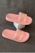 Шльопанці жіночі з аплікацією, колір рожевий, 243R5030-2 - фото № 3