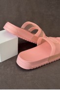 Шльопанці жіночі з аплікацією, колір рожевий, 243R5030-2 - фото № 4
