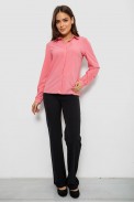 Рубашка женская однотонная  -уценка, цвет розовый, 230R100-5-U-2 оптом - фото № 1