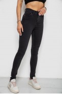 Джинси жіночі Skinny, колір чорний, 182R4296 оптом - фото № 2