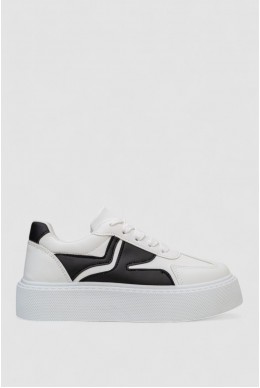 Кросівки жіночі демісезонні  -уцінка, колір біло-чорний, 243R2023-22-U