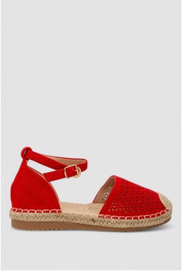 Босоножки женские, цвет красный, 248RRT47
