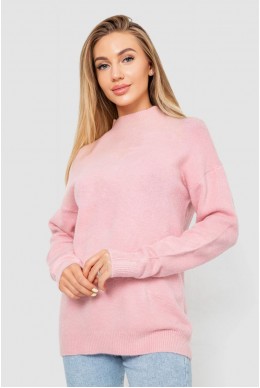 Светр жіночий вовняний  -уцінка, колір рожевий, 244R0390-U-2