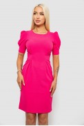 Платье женское однотонное классическое, цвет розовый, 244R259 - фото № 0