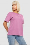 Футболка жіноча однотонна, колір пудровий, 129R8900-1 - фото № 2