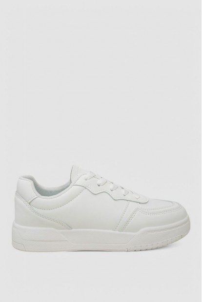 Кеди жіночі однотонні  -уцінка, колір білий, 248RAD50-U-2