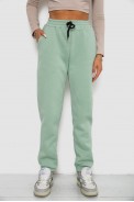 Спортивные штаны женские на флисе  -уценка, цвет светло-мятный, 238R57020-U-9 - фото № 0