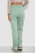 Спортивные штаны женские на флисе  -уценка, цвет светло-мятный, 238R57020-U-9 - фото № 3