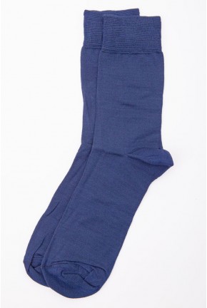 Мужские носки средней длины, темно-синего цвета, 167R525
