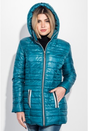 Куртка женская зимняя, цвет лазурный, 111R002