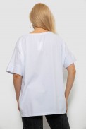 Футболка женская с принтом, цвет белый, 244R4020 - фото № 3