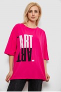 Футболка женская с принтом, цвет розовый, 244R2015 - фото № 0