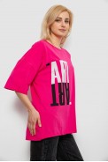 Футболка женская с принтом, цвет розовый, 244R2015 - фото № 2