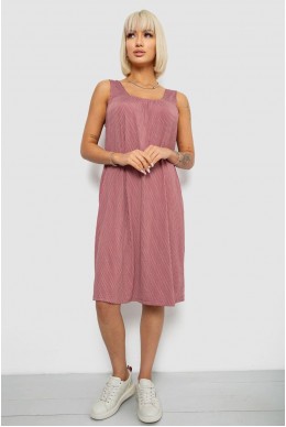 Сарафан жіночий в горох, колір пудровий, 257R733-1
