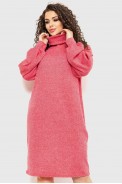 Платье свободного кроя, цвет темно-розовый, 153R5037 - фото № 1