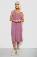 Сарафан женский в горох, цвет сливовый, 257R733-1 - фото № 0