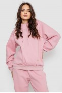 Спортивный костюм женский на флисе  -уценка, цвет розовый, 252R21268-U-1 - фото № 1