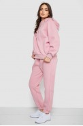 Спортивный костюм женский на флисе  -уценка, цвет розовый, 252R21268-U-1 - фото № 2